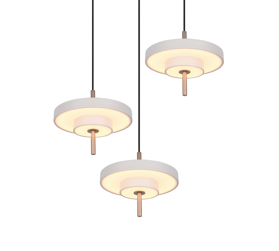 KEATON | Pendant | Warm grey | Metal