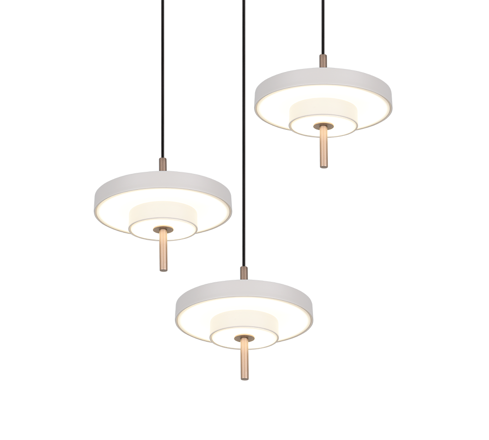 KEATON | Pendant | Warm grey | Metal
