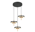KEATON | Pendant | Schwarz-Gold | Metal
