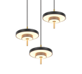 KEATON | Pendant | Schwarz-Gold | Metal