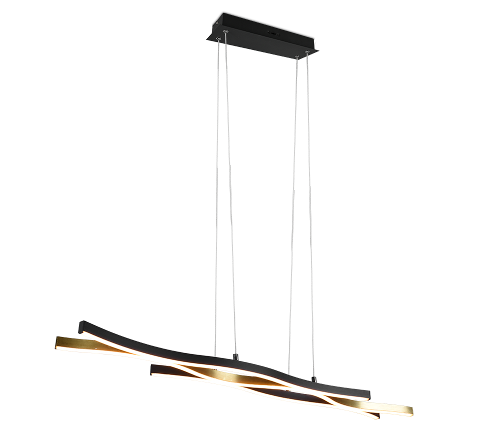 BLAZE | Pendant | Brass mat | Metal