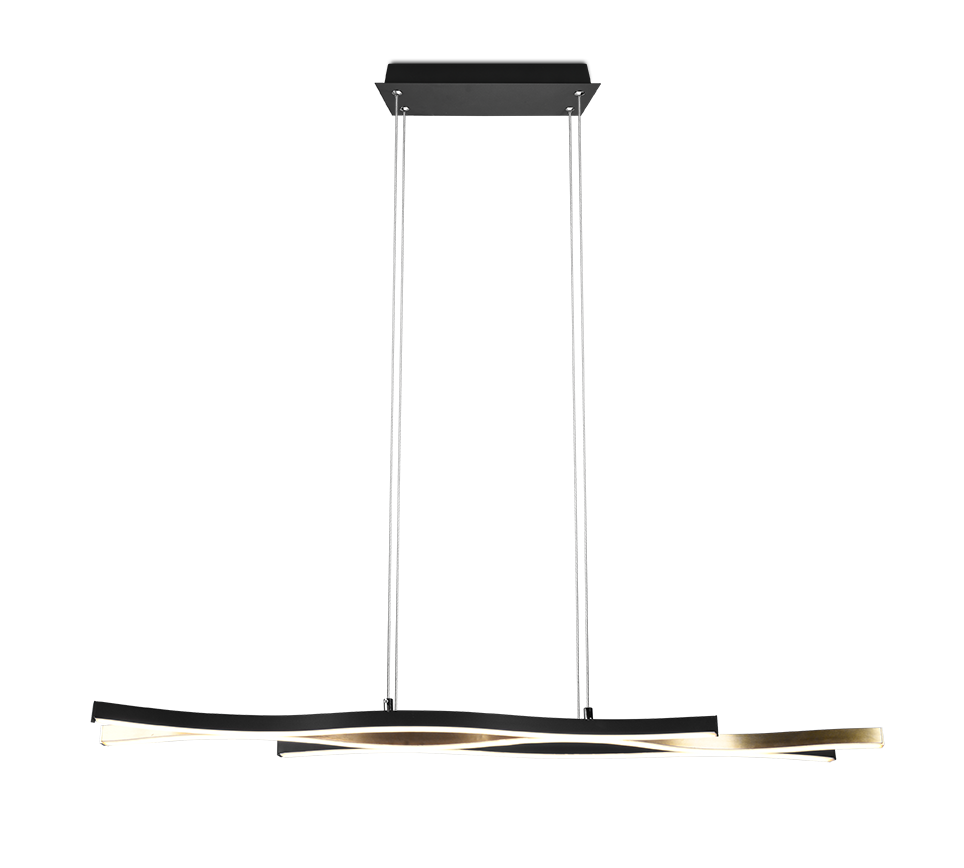 BLAZE | Pendant | Brass mat | Metal