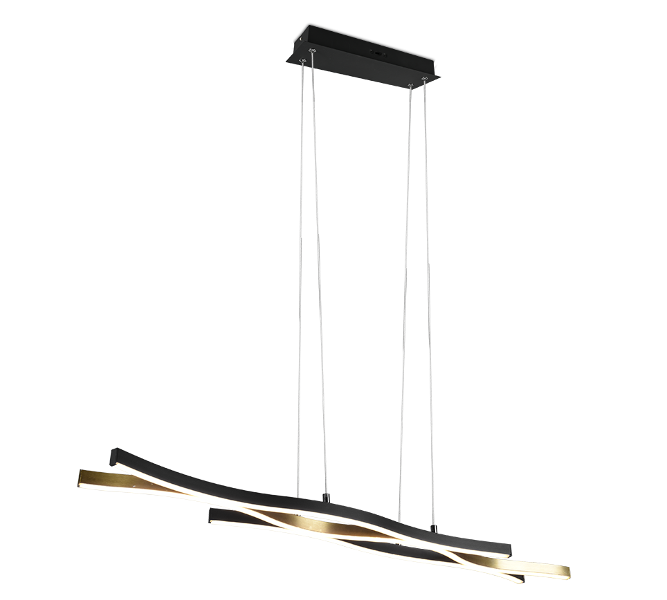 BLAZE | Pendant | Brass mat | Metal