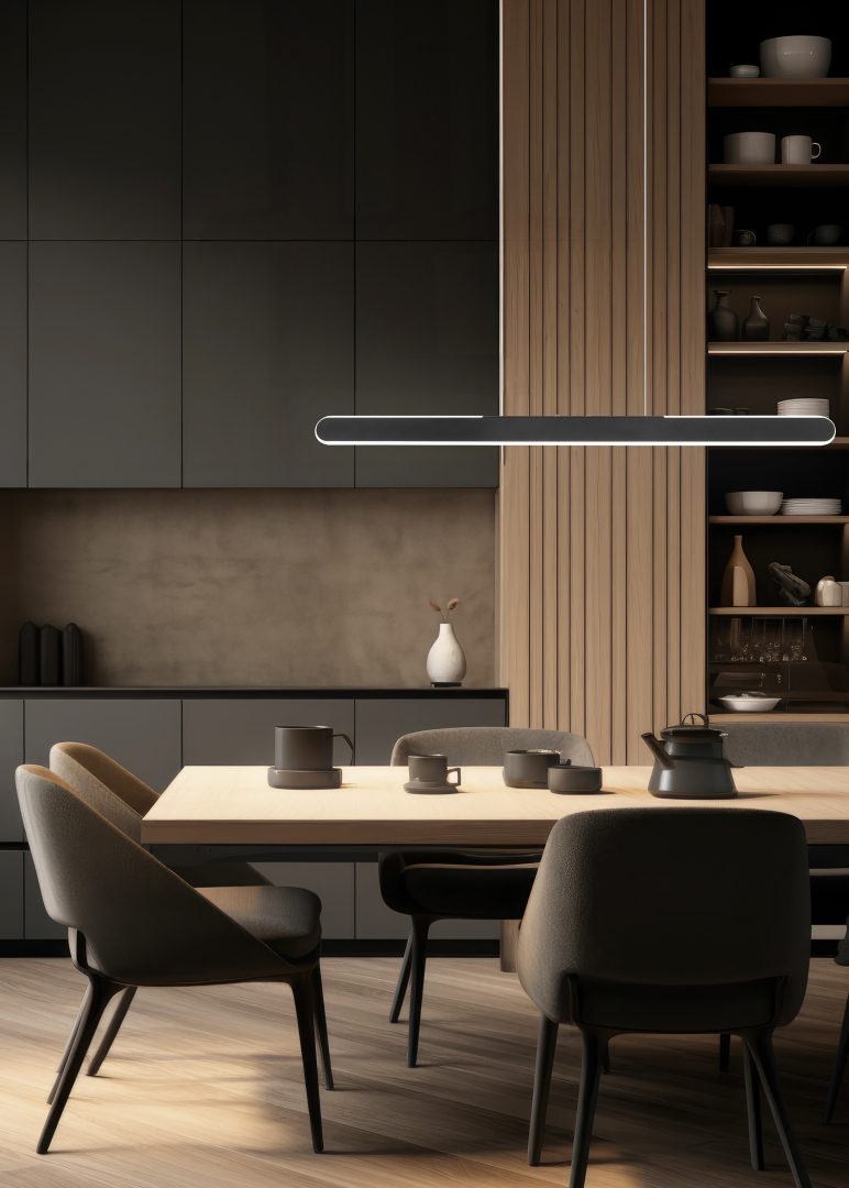 HELIOS | Pendant | Black mat | Metal