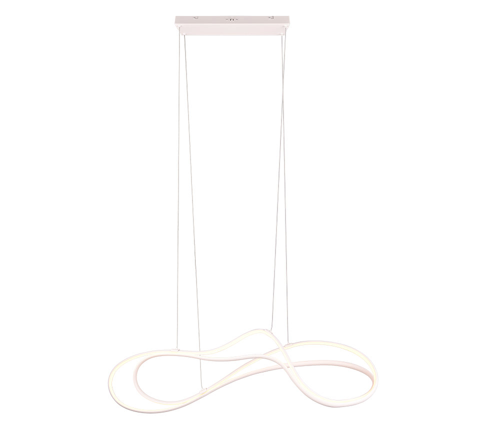 NALA | Pendant | White mat | Metal