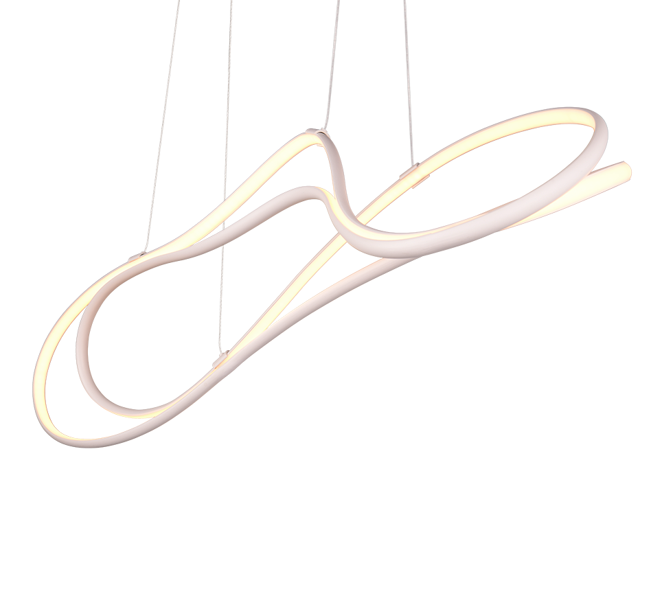 NALA | Pendant | White mat | Metal