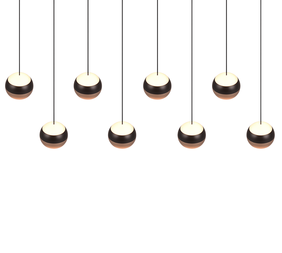 ORBIT | Pendant | Black mat | Metal