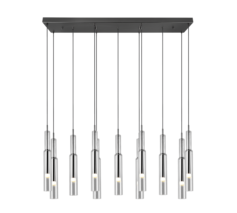 LUCENT | Pendant | Black-chrome | Metal