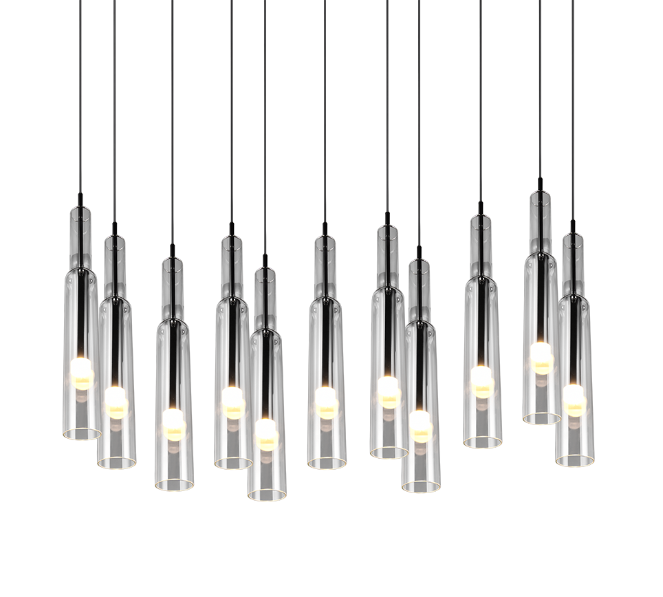LUCENT | Pendant | Black-chrome | Metal
