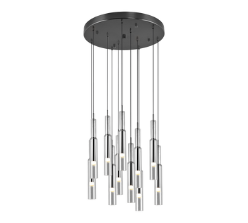 LUCENT | Pendant | Black-chrome | Metal