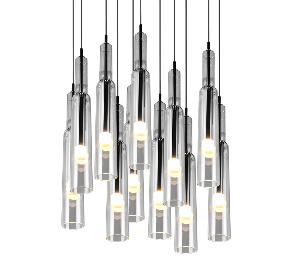 LUCENT | Pendant | Black-chrome | Metal