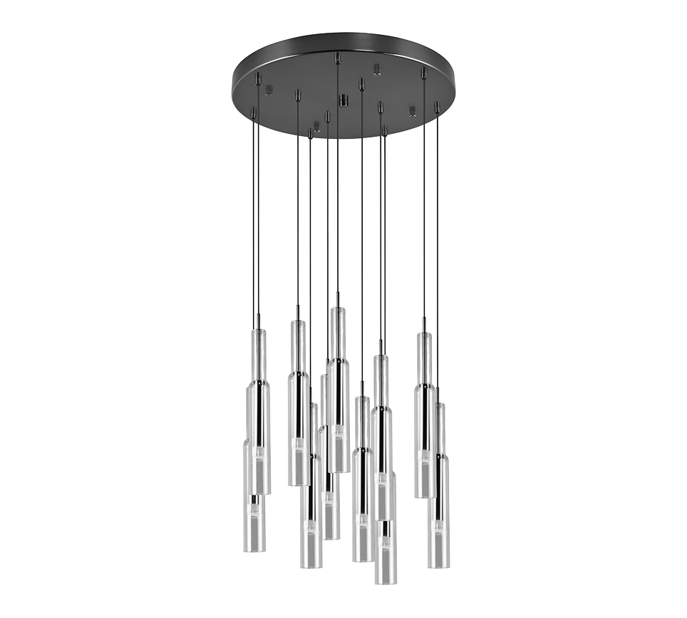 LUCENT | Pendant | Black-chrome | Metal