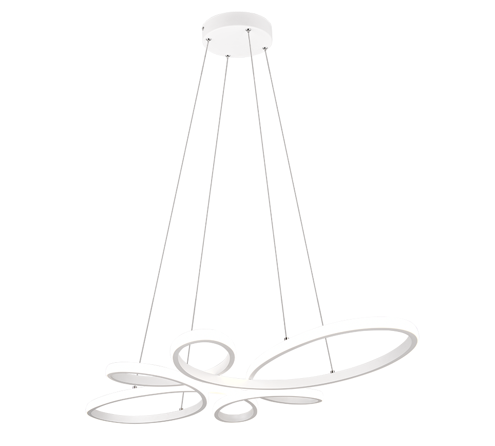 FLY | Pendant | White mat | Metal