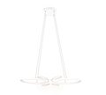 FLY | Pendant | White mat | Metal
