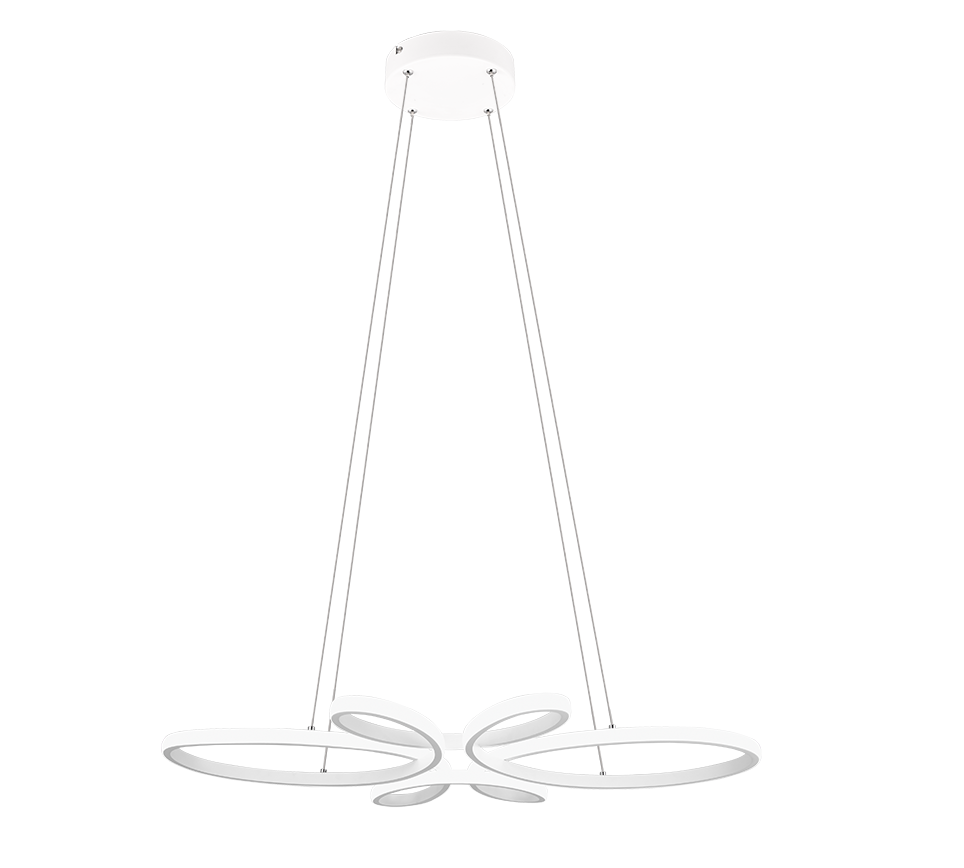 FLY | Pendant | White mat | Metal