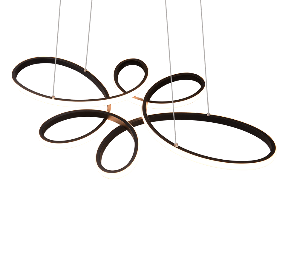 FLY | Pendant | Black mat | Metal