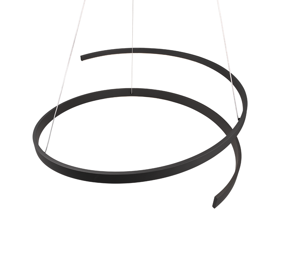 CINARDI | Pendant | Black mat | Metal