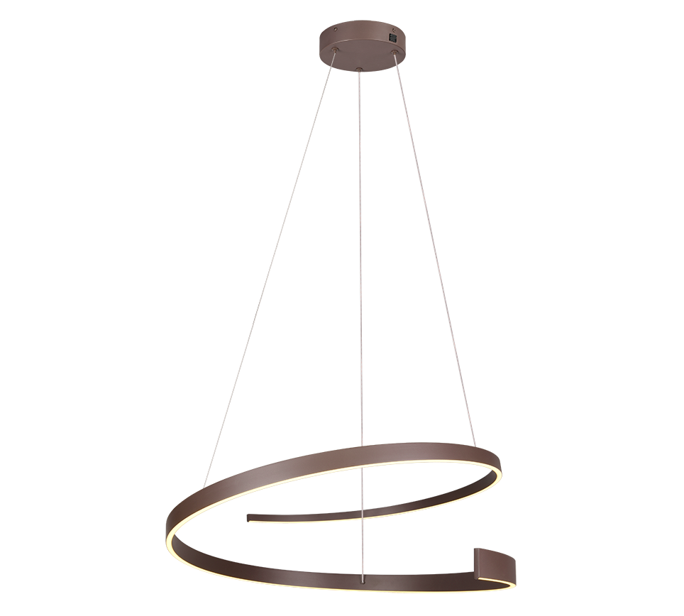 CINARDI | Pendant | Dark chocolate | Metal