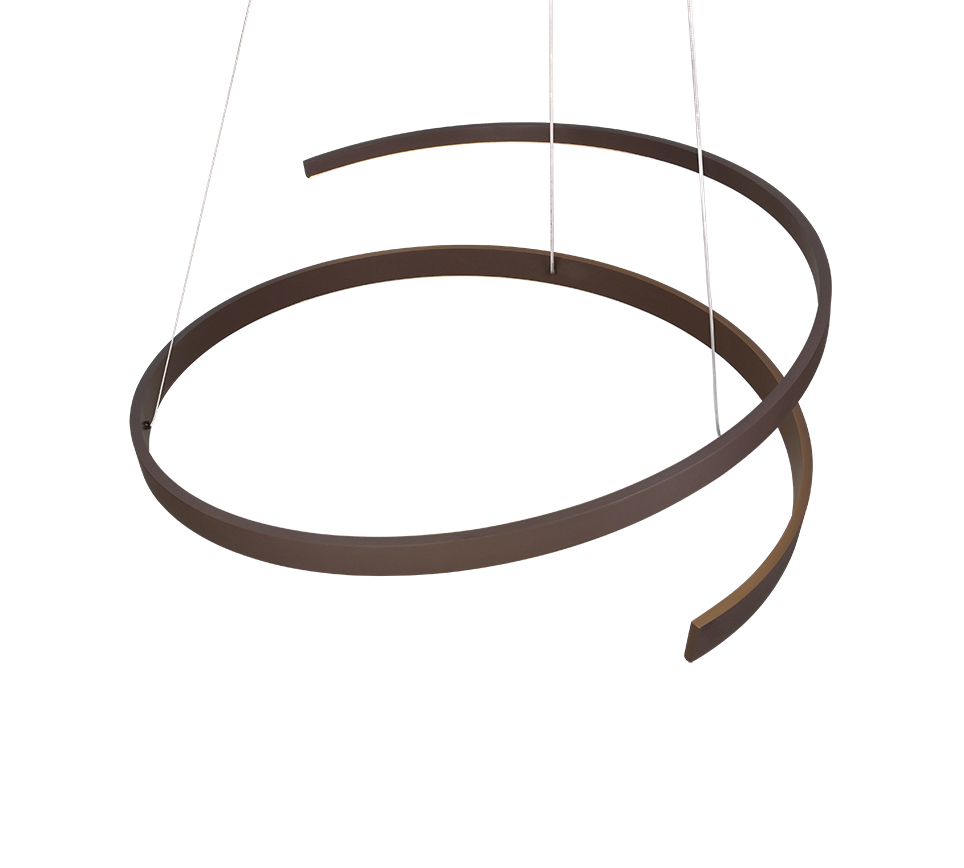 CINARDI | Pendant | Dark chocolate | Metal