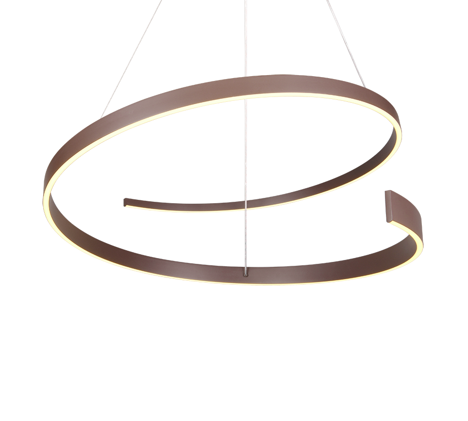 CINARDI | Pendant | Dark chocolate | Metal