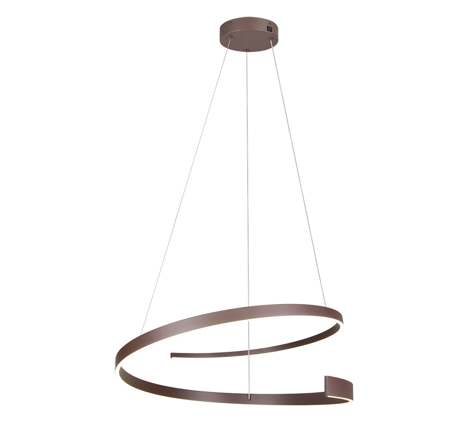 CINARDI | Pendant | Dark chocolate | Metal