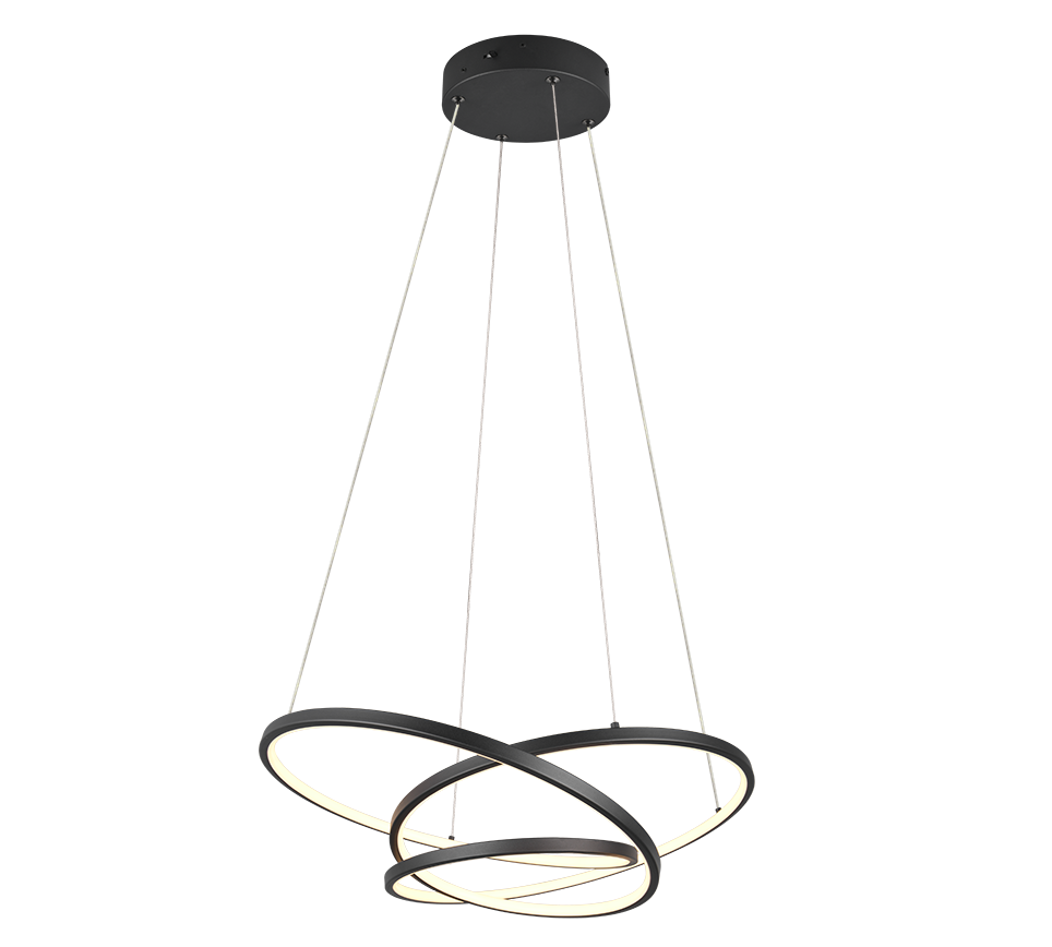 DARVIN | Pendant | Black mat | Metal