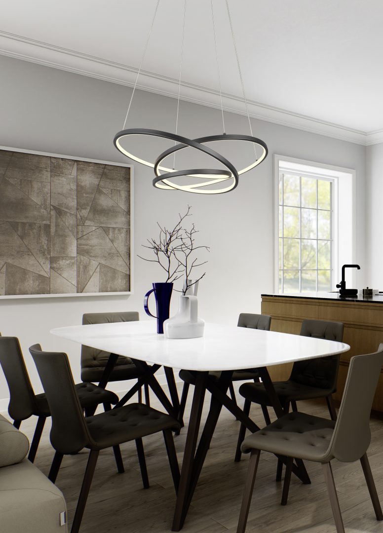 DARVIN | Pendant | Black mat | Metal