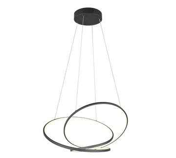 DARVIN | Pendant | Black mat | Metal
