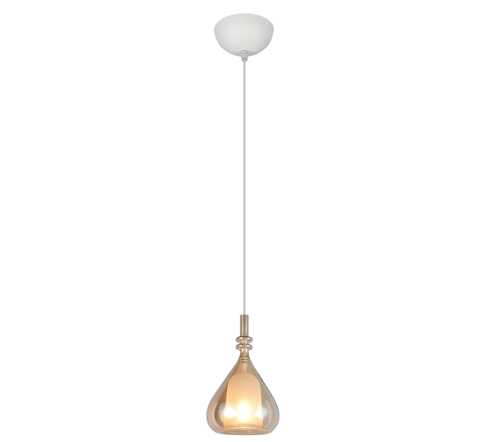 ALDEA | Pendant | White mat | Metal