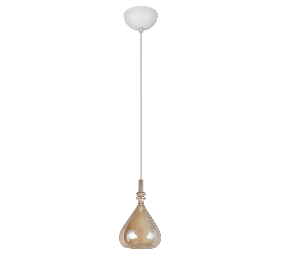 ALDEA | Pendant | White mat | Metal