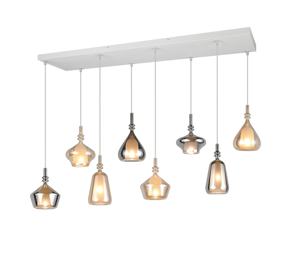 ALDEA | Pendant | White mat | Metal