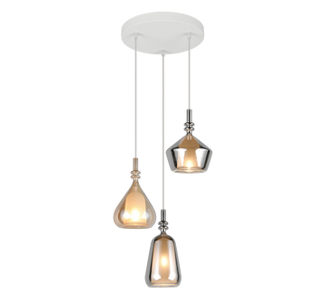 ALDEA | Pendant | White mat | Metal