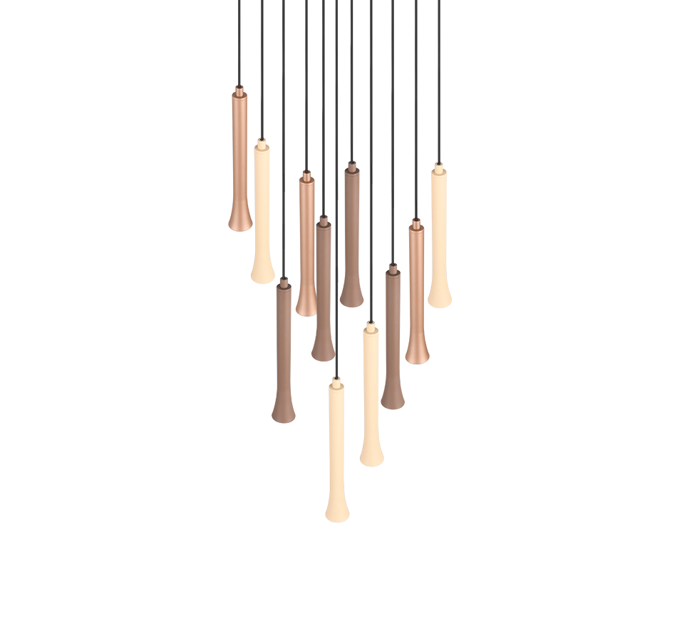 FIATO | Pendant | Black mat | Metal