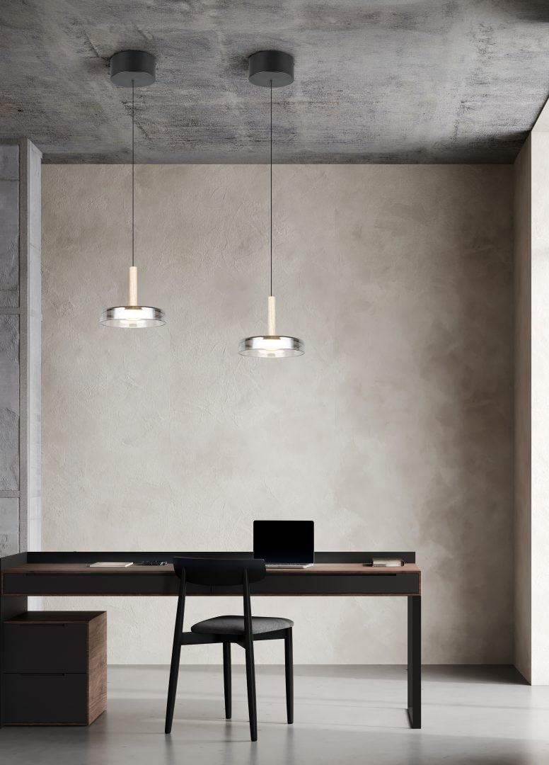 CELESTE | Pendant | Black mat | Metal