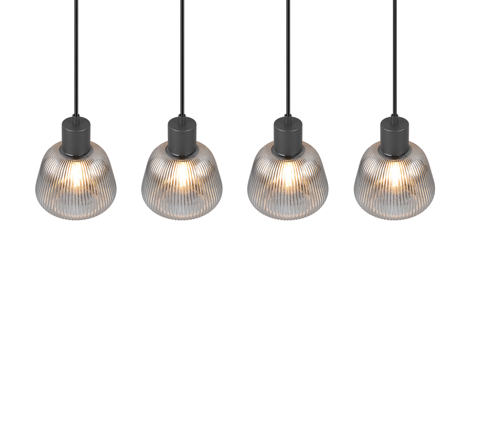 TARIFA | Pendant | Black mat | Metal