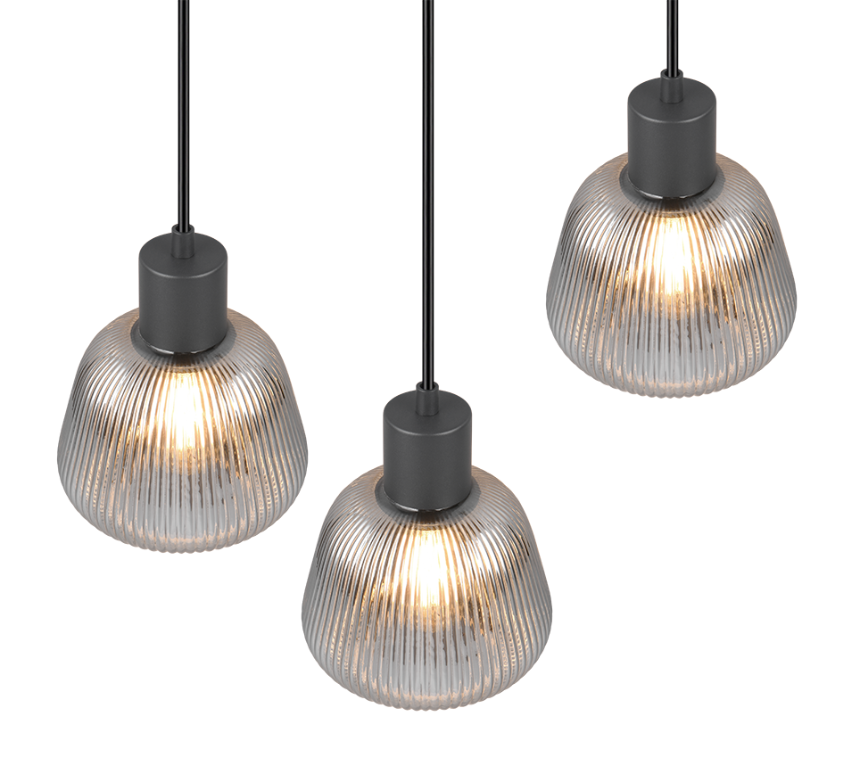 TARIFA | Pendant | Black mat | Metal