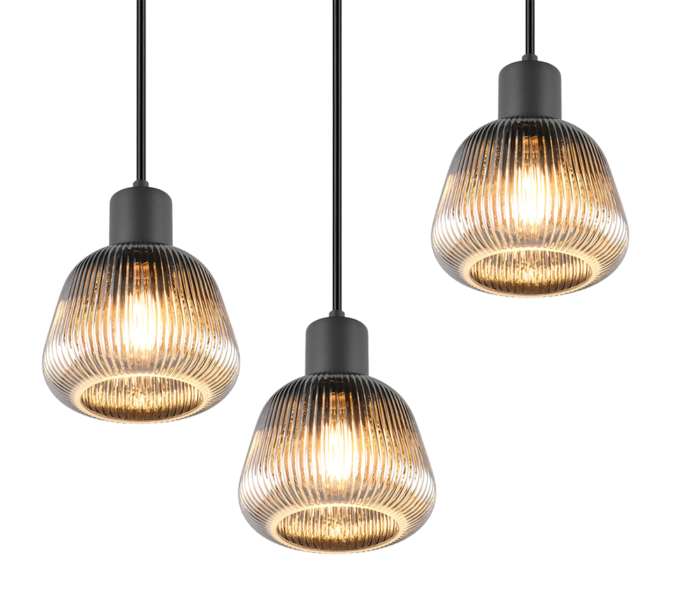 TARIFA | Pendant | Black mat | Metal
