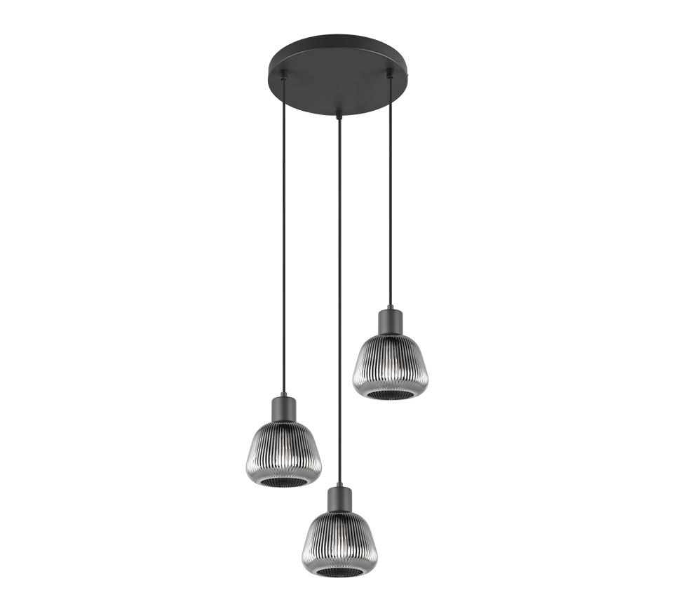 TARIFA | Pendant | Black mat | Metal