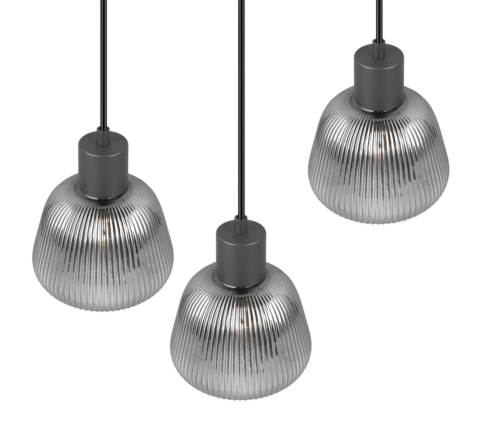 TARIFA | Pendant | Black mat | Metal
