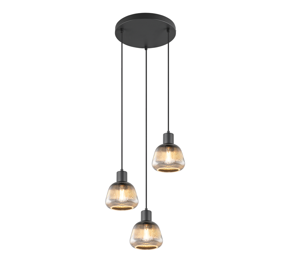 TARIFA | Pendant | Black mat | Metal