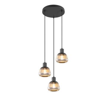TARIFA | Pendant | Black mat | Metal