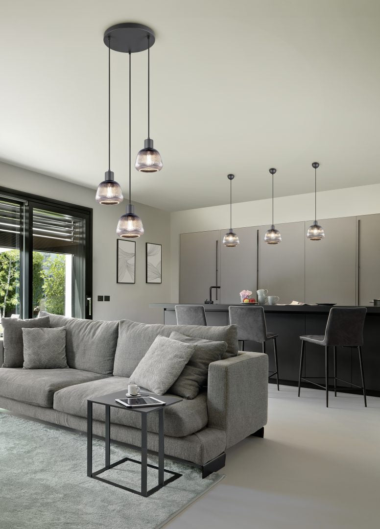 TARIFA | Pendant | Black mat | Metal