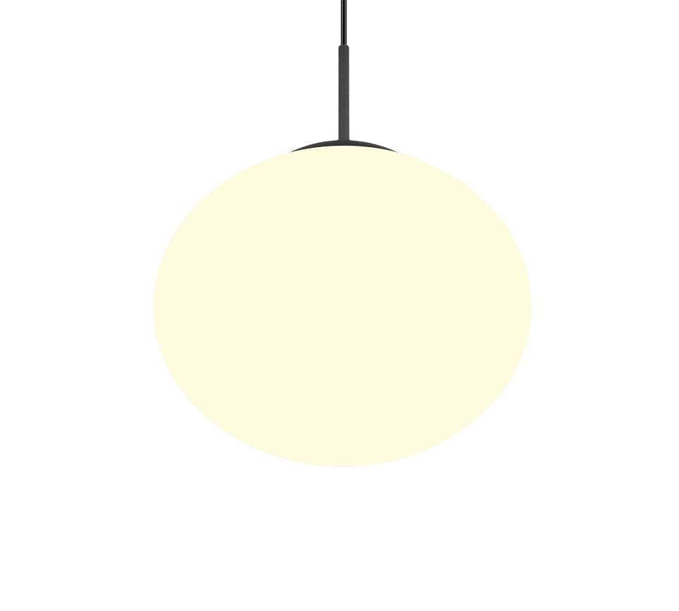 FOMENTO | Pendant | Black mat | Metal