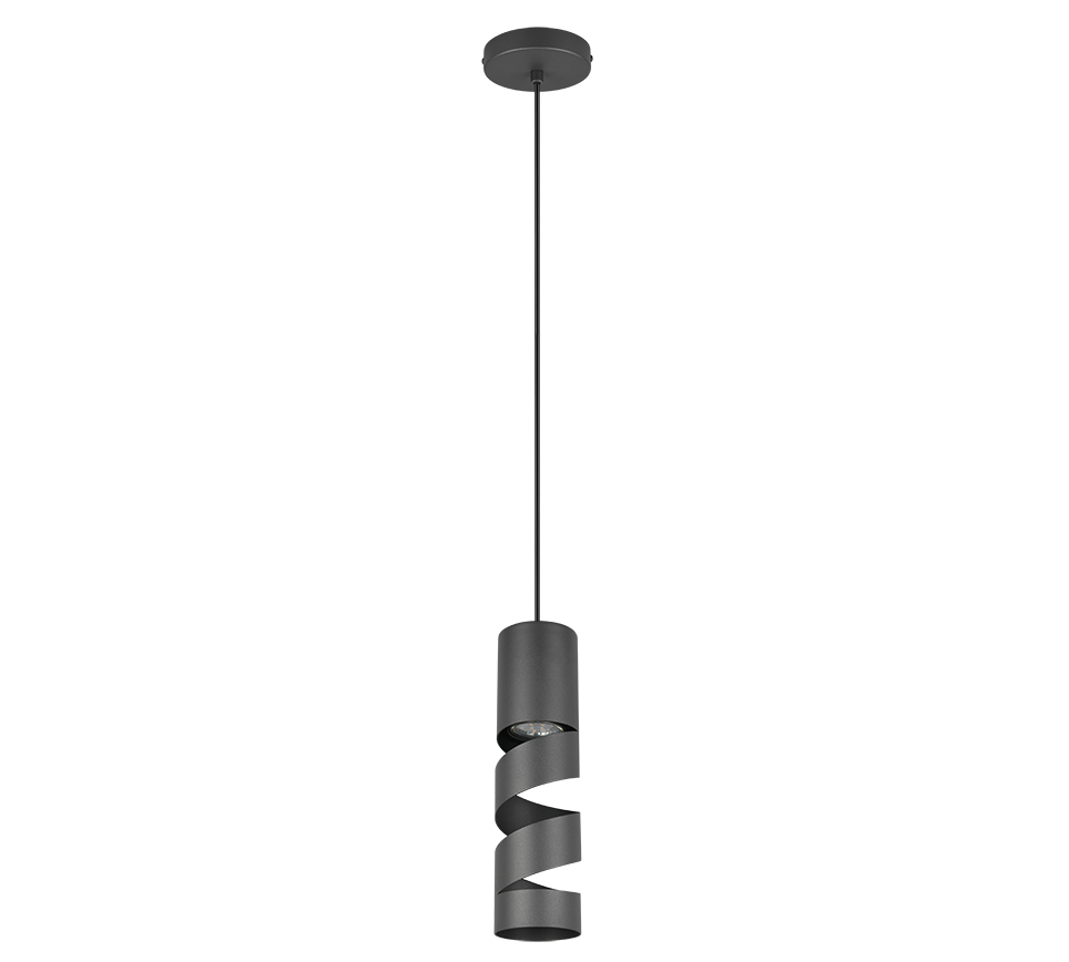 STREAM | Pendant | Black mat | Metal