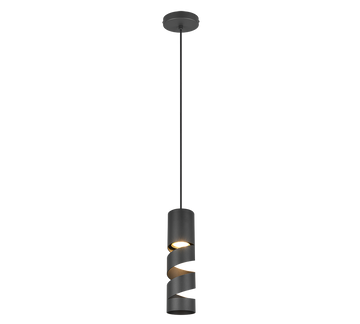 STREAM | Pendant | Black mat | Metal