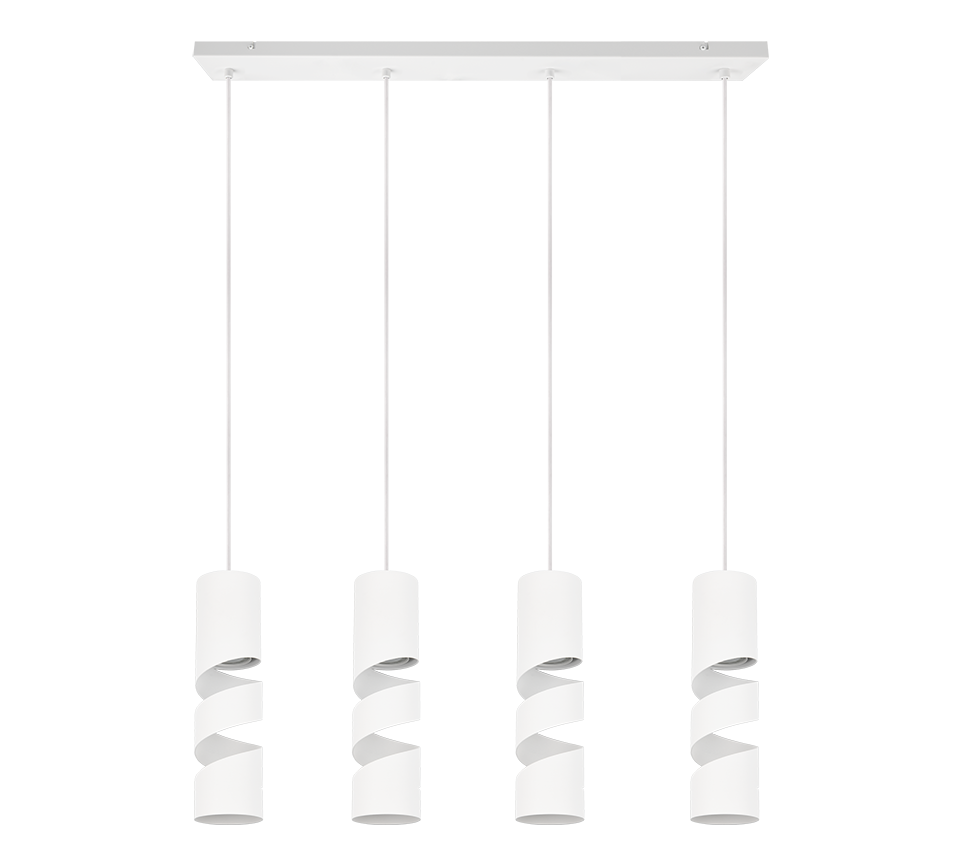 STREAM | Pendant | White mat | Metal