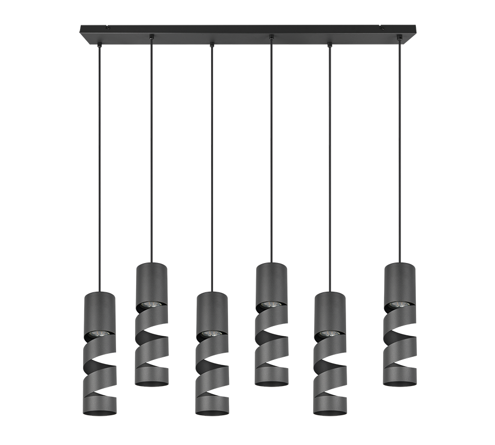 STREAM | Pendant | Black mat | Metal