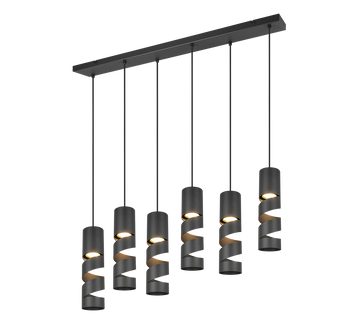 STREAM | Pendant | Black mat | Metal