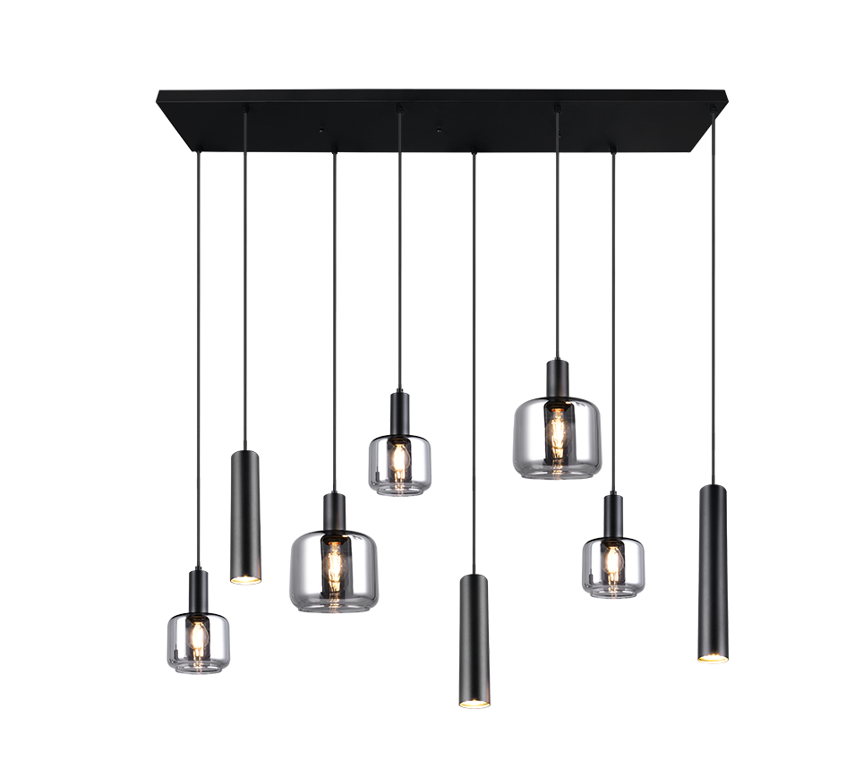 MATARO | Pendant | Black mat | Metal
