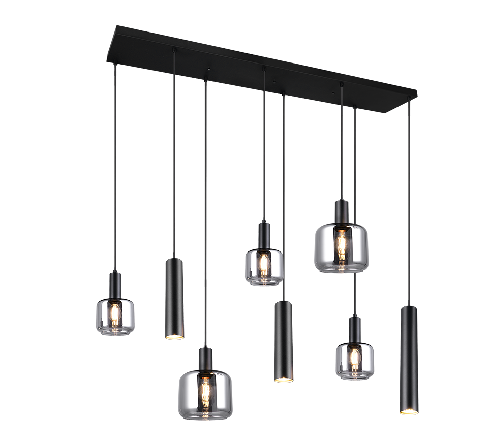 MATARO | Pendant | Black mat | Metal